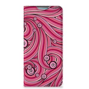 Samsung Galaxy A53 Bookcase Swirl Pink