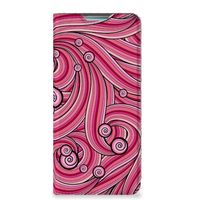 Samsung Galaxy A53 Bookcase Swirl Pink - thumbnail