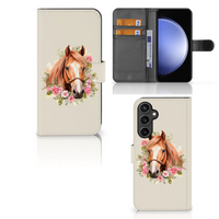 Telefoonhoesje met Pasjes voor Samsung Galaxy S23 FE Paard