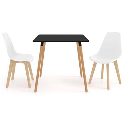 Vidaxl 3-delige Eethoek Wit