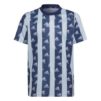 adidas T-shirt Brand Love - Navy/Blauw Kids