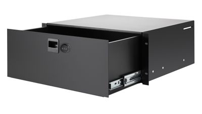 Adam Hall 87404CL 19 inch rackschuiflade 4 HE Staal