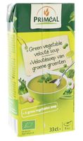 Veloute gebonden soep groene groenten bio