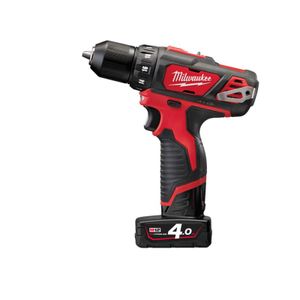 Milwaukee M12 BDD-402C subcompact-boorschroefmachine | 4.0Ah - 4933441925