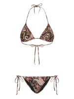 ETRO bikini à imprimé cachemire - Noir