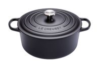 Le Creuset Braadpan Signature - Mat Zwart - ø 24 cm / 4.2 liter - thumbnail