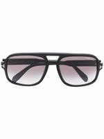 TOM FORD Eyewear lunettes de soleil Falconer à monture pilote - Noir