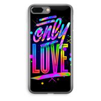 Only Love: iPhone 8 Plus Transparant Hoesje - thumbnail