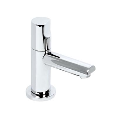 Toiletkraan Plieger Shape Opbouw Recht Rond Glans Chroom Koudwaterkraan