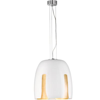 LED Plafondlamp - Plafondverlichting - Trion Madina - E27 Fitting - Rond - Mat Chroom - Aluminium