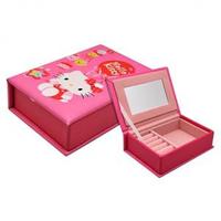 Hello Kitty sieradendoosje meisjes fluweel 10 x 15 cm roze