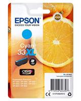 Epson 33XL cyaan sinaasappels hoge opbrengst, echte, Claria Premium inkt