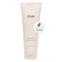 OUAI Curl Cream - Curl Defining Cream voor gehydrateerde, glanzende krullen - Babassu en kokosolie, lijnzaad en chiazaadolie - parabenen, ftalaat, sulfaat en siliconen vrij krullend haar producten
