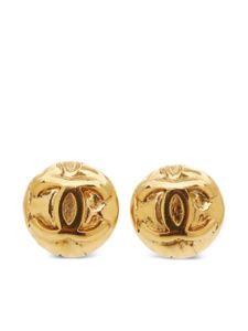 CHANEL Pre-Owned boucles d'oreilles Coco Mark (1997)