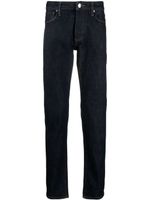 Emporio Armani straight-leg mid-rise jeans - Bleu