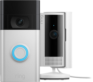 Ring Video Doorbell Gen. 2 Nikkel +  Indoor Cam 2nd Gen