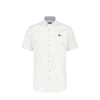 State of Art regular fit overhemd met all over print wit/kobalt/mango