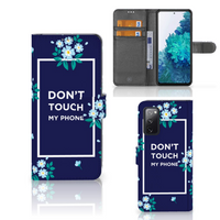 Samsung Galaxy S20 FE Portemonnee Hoesje Flowers Blue DTMP