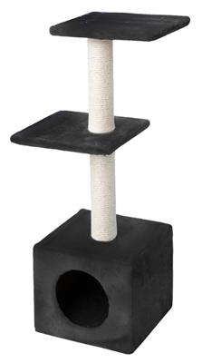 EBI KRABPAAL CLASSIC ECO TREE PALAZZO ZWART 30X30X90 CM EBI KRABPAAL CLASSIC ECO TREE PALAZZO ZWART 30X30X90 CM