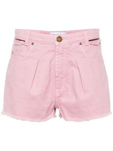 PINKO short en jean à effet usé - Rose