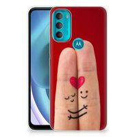 Motorola Moto G71 5G Silicone Back Cover Liefde - Origineel Romantisch Cadeau - thumbnail