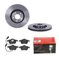 Remmenset, remschijf BREMBO, Remschijftype: Binnen geventileerd, Inbouwplaats: Vooras, u.a. für Audi, VW, Skoda, Seat - thumbnail