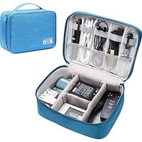 elektronica-organizer, universele reiskabel-organizer tas, waterdichte opbergkoffers voor elektronica-accessoires, oplader, telefoon, USB, SD-kaart, harde schijven, powerbank, snoeren 9,45 7,09 3,94 inch Lightinthebox