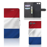 Sony Xperia XZ Premium Bookstyle Case Nederlandse Vlag