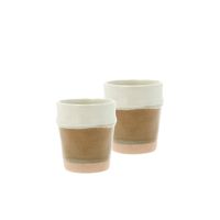 Villa Collection - Evig - Espressobeker 0,10l S/2 Bruin/creme