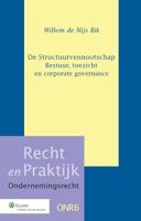 De structuurvennootschap - W.W. Nijs Bik - Paperback (9789013120974)