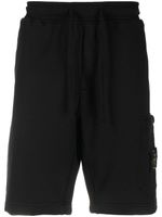 Stone Island short de sport à patch Compass - Noir