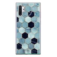 Samsung Galaxy Note 10 Plus siliconen hoesje - Blue cubes