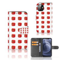 Apple iPhone 12 Mini Book Cover Paprika Red - thumbnail