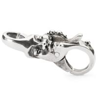 Trollbeads TAGLO-00091 Slot Kerstelfjes zilver-onyx