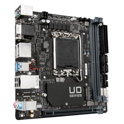Gigabyte H610I DDR4 Moederbord Socket Intel 1700 Vormfactor Mini-ITX Moederbord chipset Intel® H610 Express