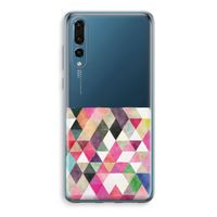 Gekleurde driehoekjes: Huawei P20 Pro Transparant Hoesje