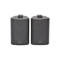Adastra 2x Zwarte Muur Monteerbare Surround Sound Home Audio HiFi-luidsprekers 60W
