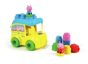 Clementoni Peppa Pig Clemmy Bus + 8 Blokken