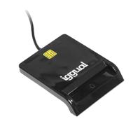 iggual DNI SIP kaartlezer USB 2.0 zwart