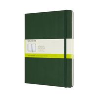 Notitieboek Moleskine XL 190x250mm blanco hard cover myrtle green