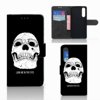 Telefoonhoesje met Naam Huawei P30 Skull Eyes