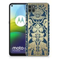 Motorola Moto G9 Power TPU Case Beige Flowers