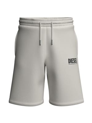 Diesel Kids Trainingsshorts met logoprint - Beige