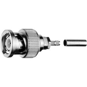 Telegärtner J01000B0022 J01000B0022 BNC-connector Stekker, recht 50 Ω 1 stuk(s)