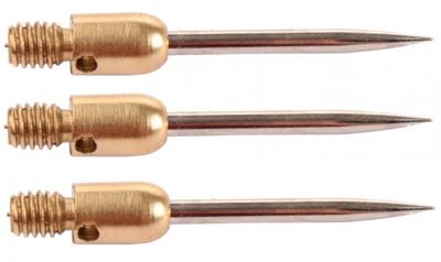 Bull's steeltips aluminium 26 mm goud