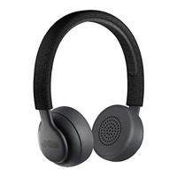 Jam Been There On-Ear Bluetooth-hoofdtelefoon, licht en zacht, 40 mm driver, 10 meter bluetooth-bereik, 14 uur looptijd, microfoon, zweet- en regenbestendig, IPX4, licht, natuurlijk geluid, zwart