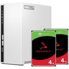 NAS Starterkit QNAP TS-233 + 1x 4TB Seagate Ironwolf