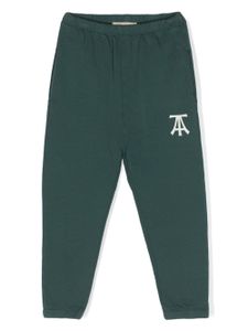 The Animals Observatory pantalon de jogging en coton à logo imprimé - Vert