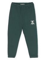 The Animals Observatory pantalon de jogging en coton à logo imprimé - Vert - thumbnail