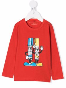 Stella McCartney Kids t-shirt à imprimé graphique - Rouge